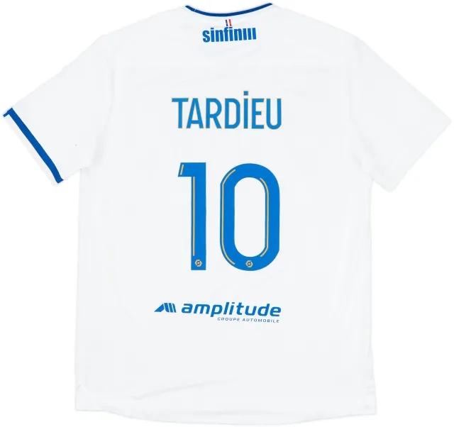 2022-23 Troyes Signed Away Shirt Tardieu #10 - 9/10 - (XL)