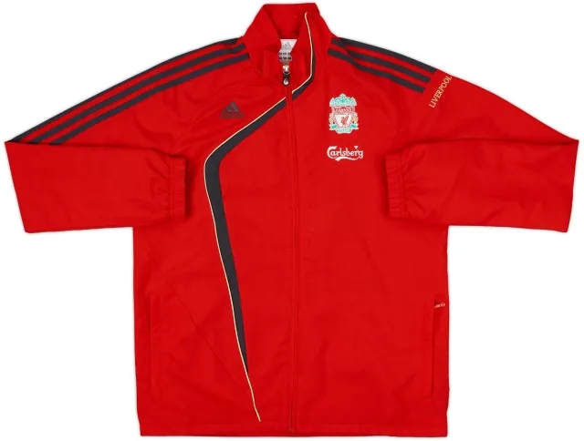 2009-10 Liverpool adidas Track Jacket - 9/10 - (L.Boys)