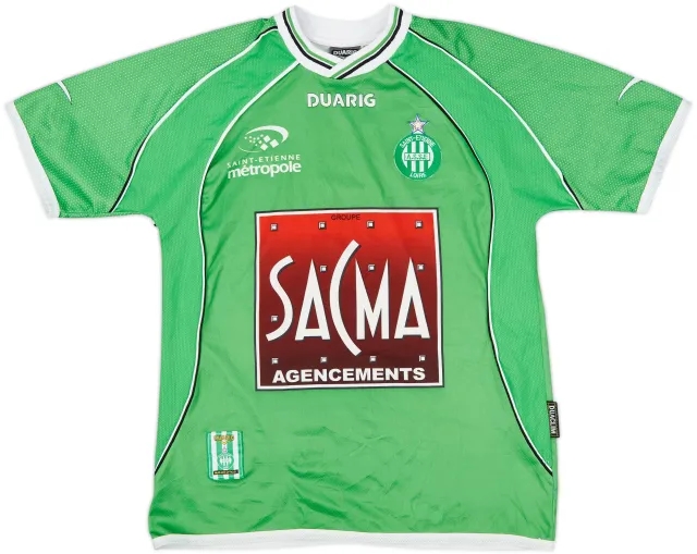 2003-04 Saint Etienne Home Shirt - 8/10 - (M)