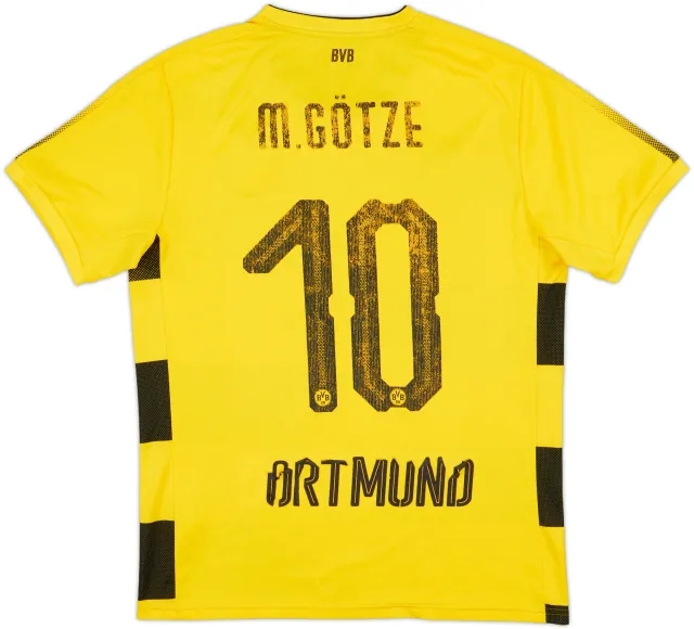 Puma Borussia Dortmund Mens SS Home Shirt 2017/18
