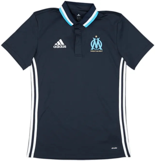 2016-17 Olympique Marseille adidas Polo Shirt - 10/10 - (S)