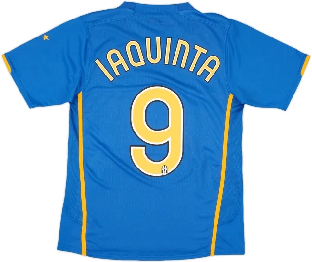 2007-08 Juventus Away Shirt Iaquinta #9 - 7/10 - (S)