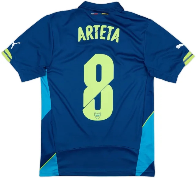 2014-15 Arsenal Third Shirt Arteta #8 - 8/10 - (XS)