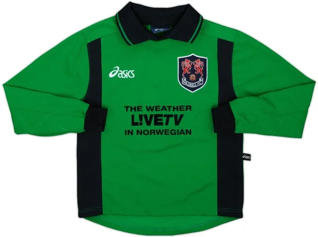 Asics Millwall Boys LS Goalkeeper Home Shirt 1998/99