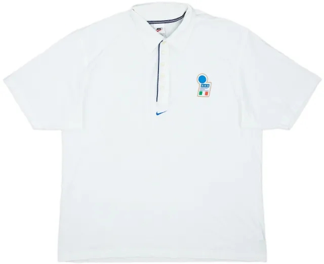 1997-98 Italy Nike Polo Shirt - 7/10 - (L)