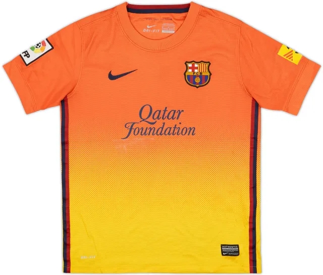 2012-13 Barcelona Away Shirt - 7/10 - (M.Boys)