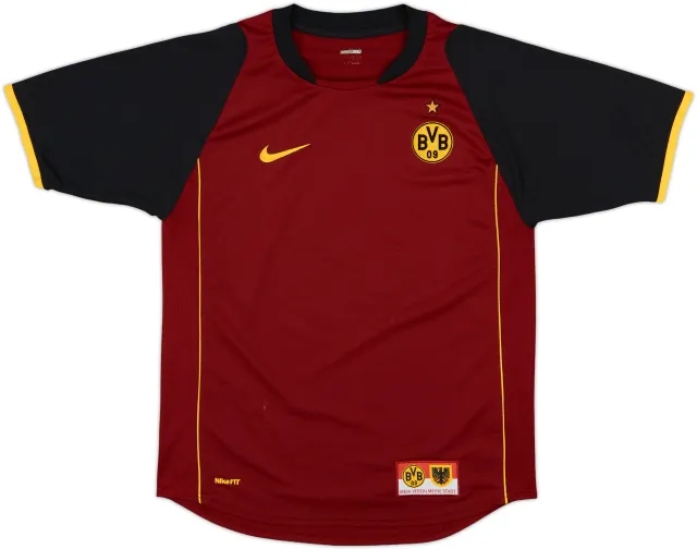 Nike Borussia Dortmund Boys SS Away Shirt 2007/08