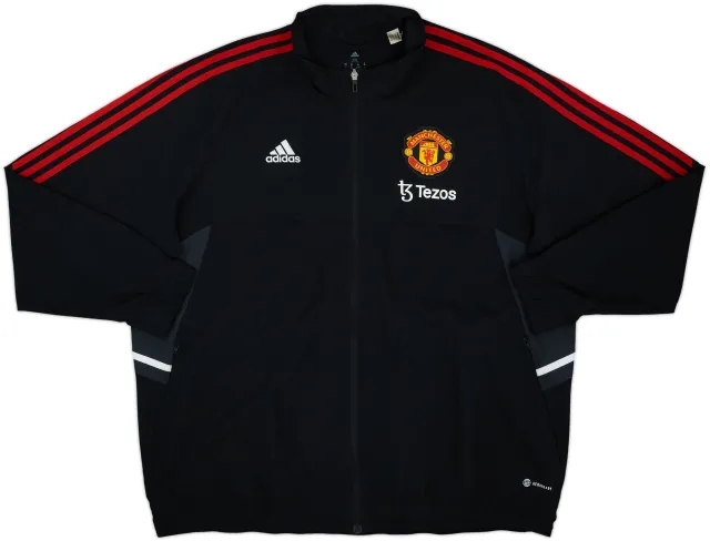 2022-23 Manchester United adidas Track Jacket - 10/10 - (XXL)
