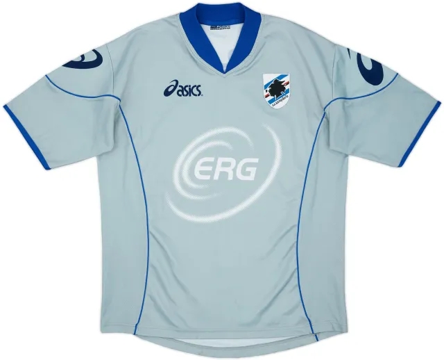 2003-04 Sampdoria Asics Training Shirt - 8/10 - (M)