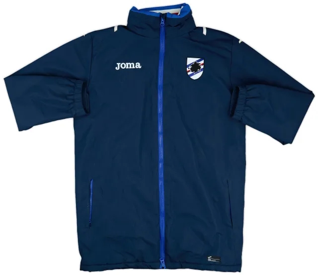 2016-17 Sampdoria Joma Padded Bench Coat - 8/10 - (S)