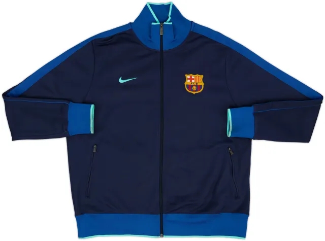 2010-11 Barcelona Nike N98 Track Jacket - 9/10 - (XL)