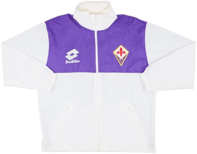 1991-93 Fiorentina Lotto Hooded Rain Jacket - 6/10 - (M)