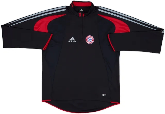 2004-05 Bayern Munich adidas 1/4 Zip Drill Top - 9/10 - (L)
