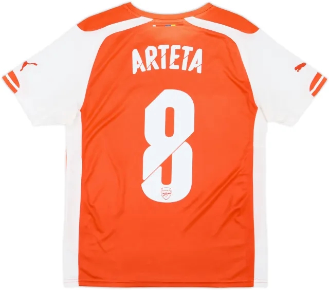2014-15 Arsenal Home Shirt Arteta #8 - 5/10 - (S)