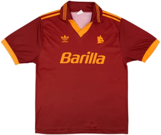 1992-94 Roma Home Shirt - 8/10 - (XL)