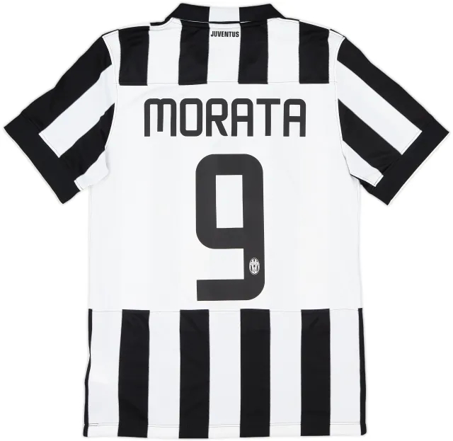 2014-15 Juventus Home Shirt Morata #9 - 5/10 - (S)