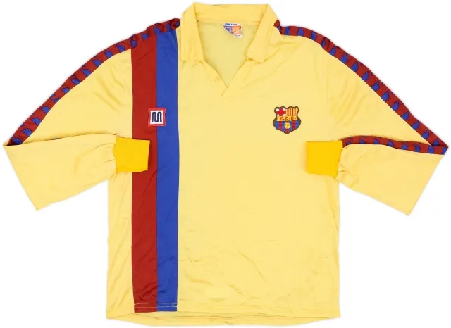 1984-89 Barcelona Away L/S Shirt - 6/10 - (L)