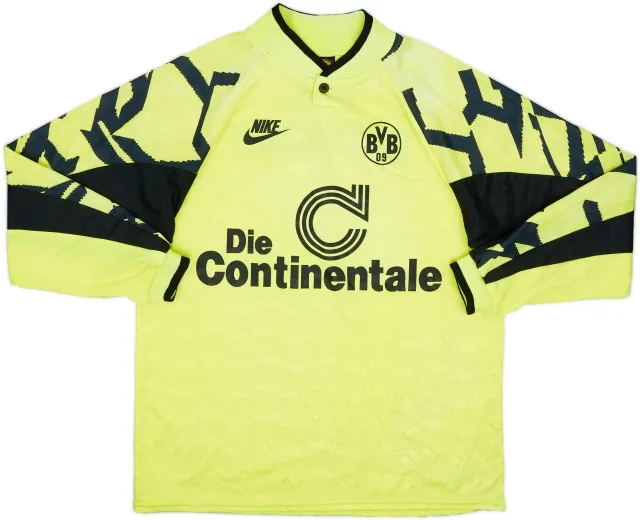Nike Borussia Dortmund Mens LS Home Shirt 1991/92