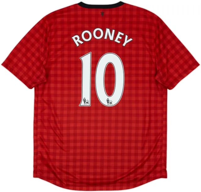 2012-13 Manchester United Home Shirt Rooney #10 - 4/10 - (L)
