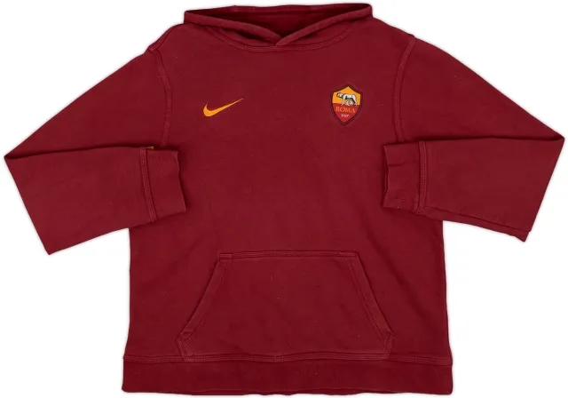 2015-16 Roma Nike Hooded Top - 8/10 - (XL.Boys)