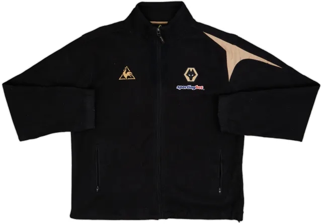2009-10 Wolves Le Coq Sportif Fleece Track Jacket - 6/10 - (XL)
