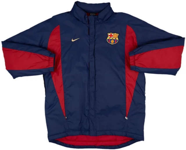 2002-03 Barcelona Nike Padded Bench Coat - 7/10 - (M)