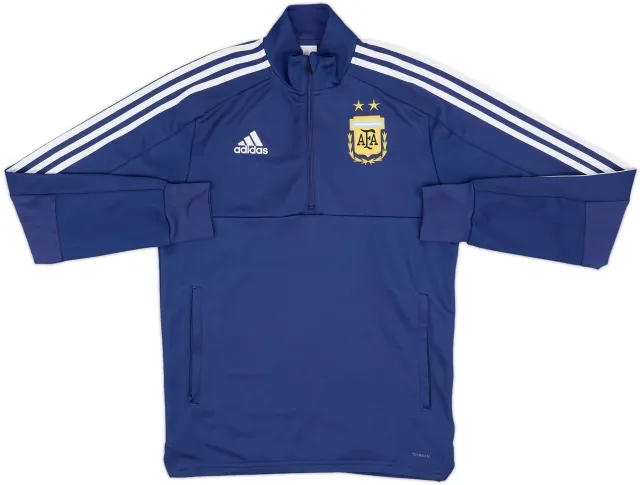 2017-18 Argentina adidas 1/4 Zip Sweat Top - 7/10 - (S)