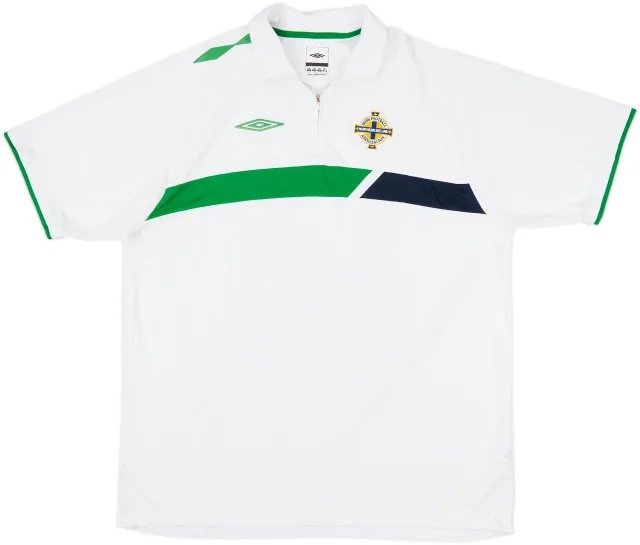 2007-08 Northern Ireland Umbro 1/4 Zip Training Shirt - 9/10 - (XXL)