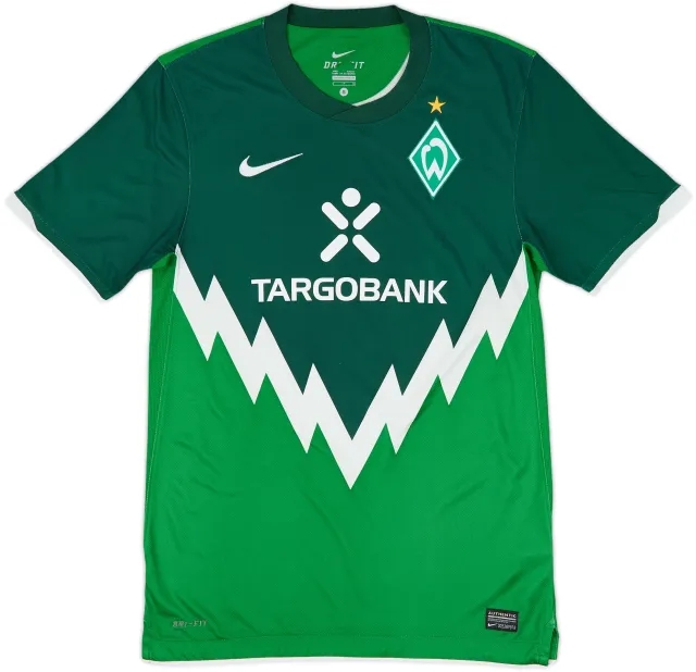 Nike Werder Bremen Mens SS Home Shirt 2010/11