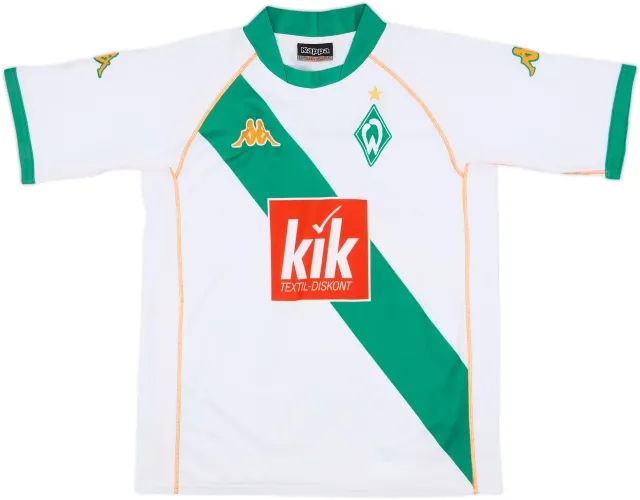 Kappa Werder Bremen Boys SS Away Shirt 2004/05