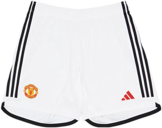2023-24 Manchester United Home Shorts - 6/10 - (L)