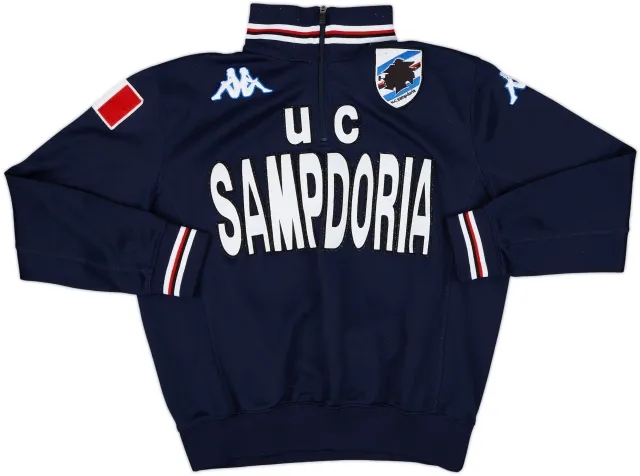 2007-08 Sampdoria Kappa Track Jacket - 6/10 - (L)