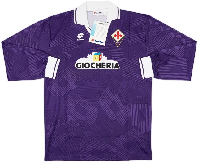 1991-92 Fiorentina Home L/S Shirt (XL)