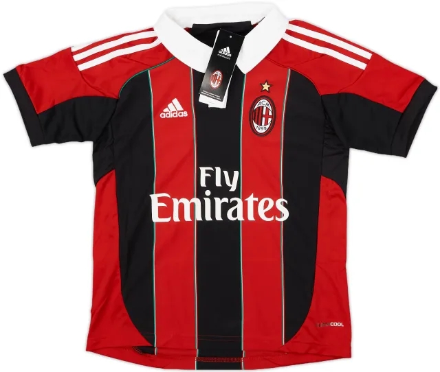 2012-13 AC Milan Home Shirt (S.Boys)