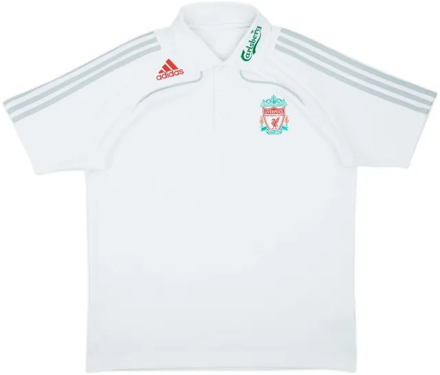 2008-09 Liverpool adidas Polo Shirt - 5/10 - (L)