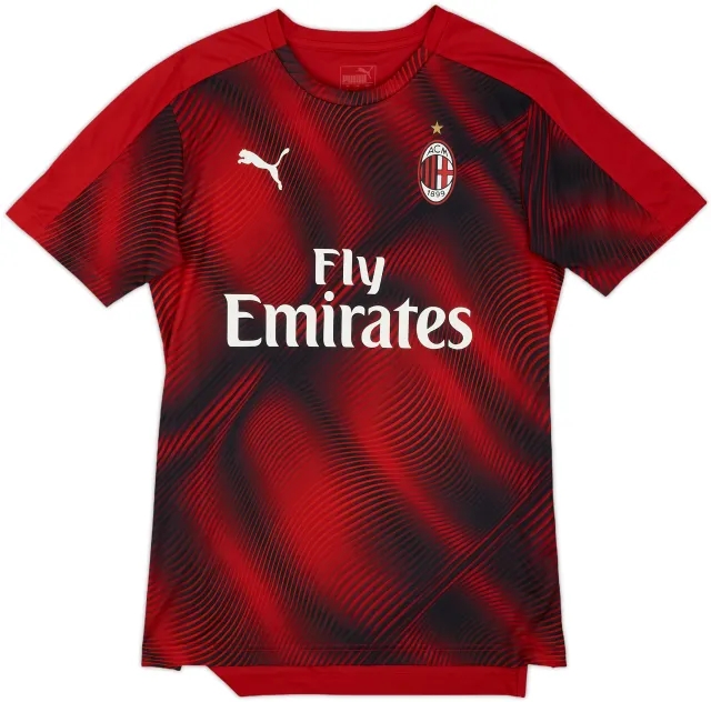 2019-20 AC Milan Puma Training Shirt - 8/10 - (S)