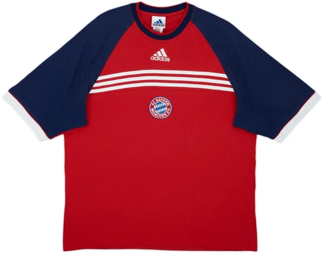 1998-99 Bayern Munich adidas Cotton Tee - 7/10 - (L/XL)