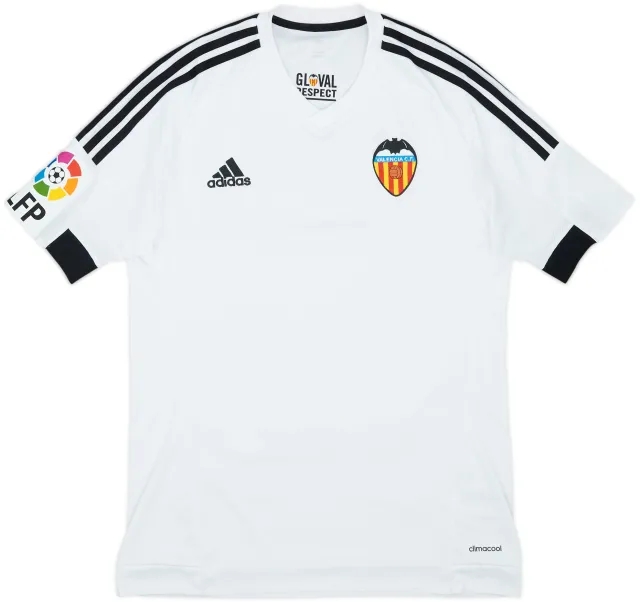 2015-16 Valencia Home Shirt - 7/10 - (S)