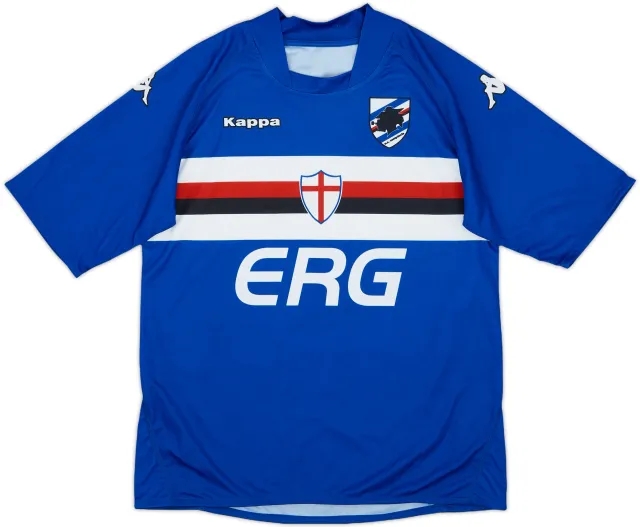 2004-05 Sampdoria Home Shirt - 8/10 - (XL.Boys)