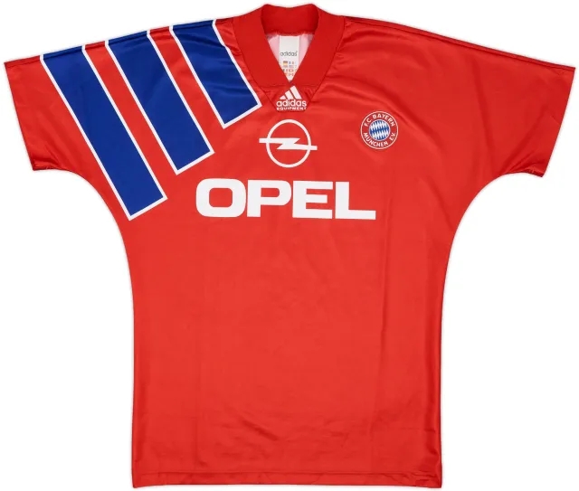 adidas Bayern Munich Mens SS Home Shirt 1991/93