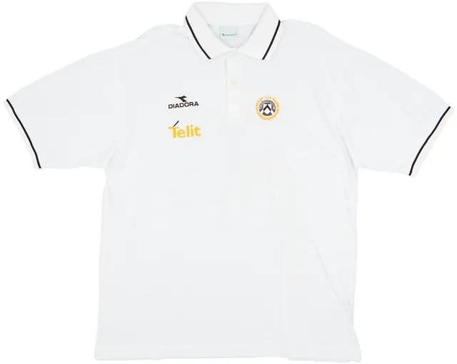 1999-00 Udinese Diadora Polo Shirt - 7/10 - (L/XL)
