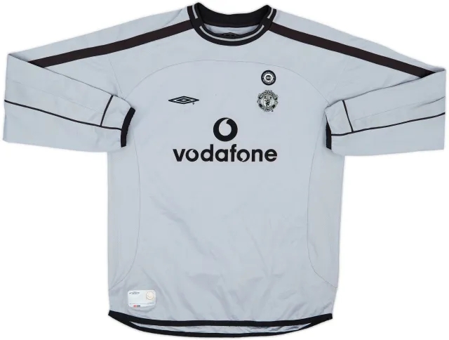 2001-02 Manchester United GK Away Shirt - 5/10 - (L.Boys)