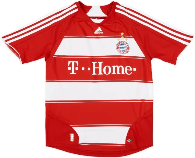 2008-09 Bayern Munich Signed Home Shirt - 9/10 - (Women's M)