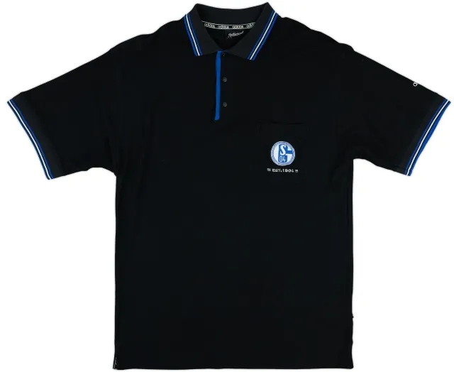 1996-97 Schalke adidas Polo Shirt - 9/10 - (XXL)