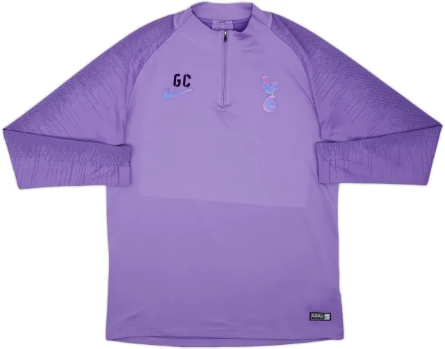 2019-20 Tottenham Nike 1/4 Zip Staff Issue Training Top GC - 8/10 - (L)