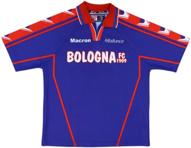 2001-03 Bologna Macron Training Shirt - 9/10 - (XS)