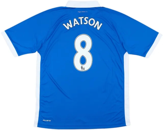 2011-12 Wigan Home Shirt Watson #8 (XL)