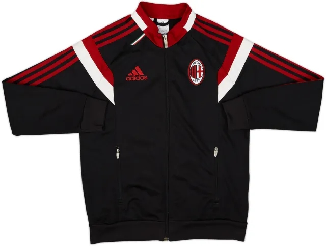 2014-15 AC Milan adidas Track Jacket - 9/10 - (L.Boys)