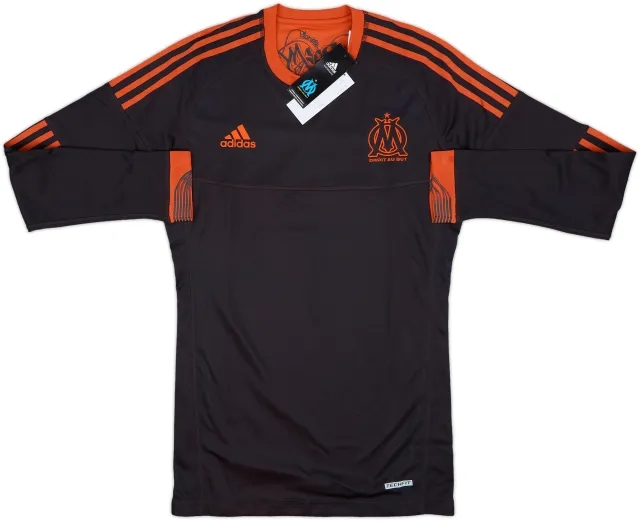2012-13 Olympique Marseille Player Issue TechFit Third L/S Shirt (L)