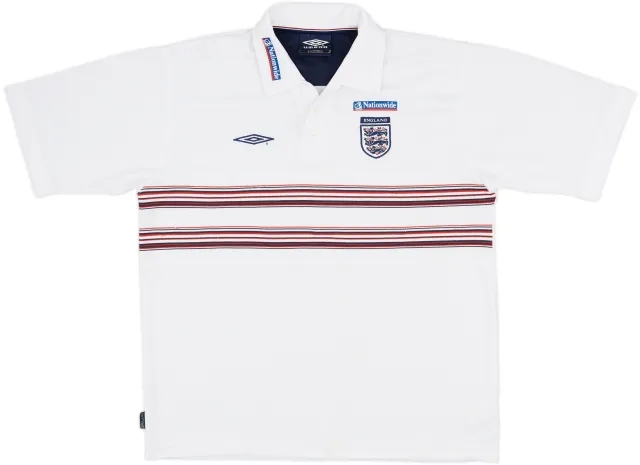 2004-05 England Umbro Polo Shirt - 7/10 - (XL)